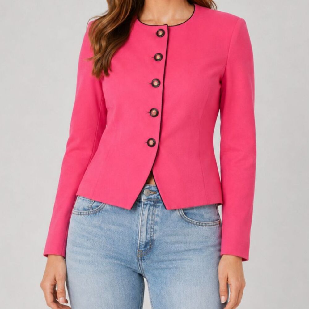 Vintage Kasper Pink Jacket Size 6